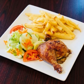 Qtr Chicken Dark Combo, 2 sides